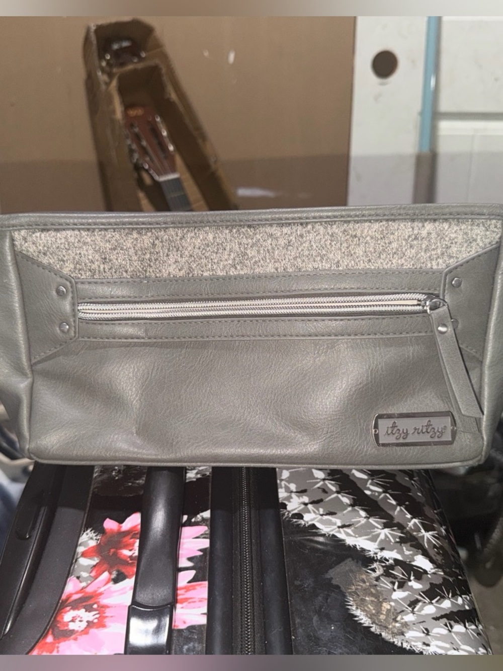 Gray Stroller Bag